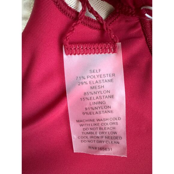 NWT Johnny Was Calme Endurance Cross Back Bra in Red Size M - Picture 6 of 8